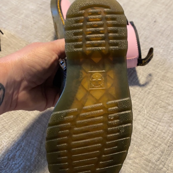 Doc Martin girls boots. 2 pair. One pink and one black. Almost new. - Picture 4 of 5